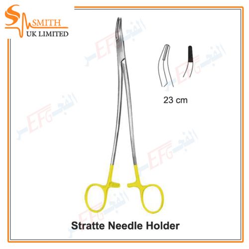 Stratte Needle Holder, Standard profile, T.C. 23 cm