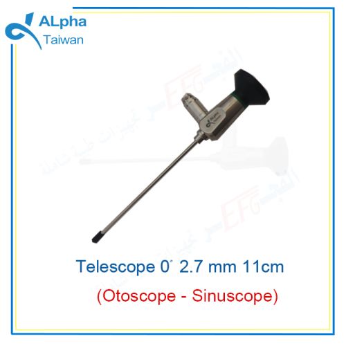 Telescope عدسة 0° 2.7مم 11سم   (Otoscope-Sinuscope) 0° 2.7mm 11cm