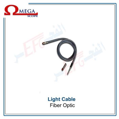 كابل ضوئي فايبر اوبتيك 2 متر  Fiber Optic Endoscope Cable 2 meter - Light Cable  
