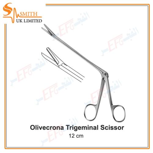 Olivecrona Trigeminal Scissors 12 cm